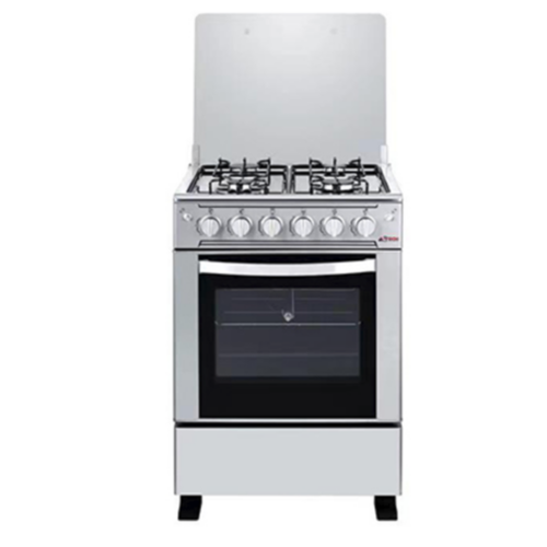 Cuisinière ASTECH 4feux 60X60 INOX 60MS