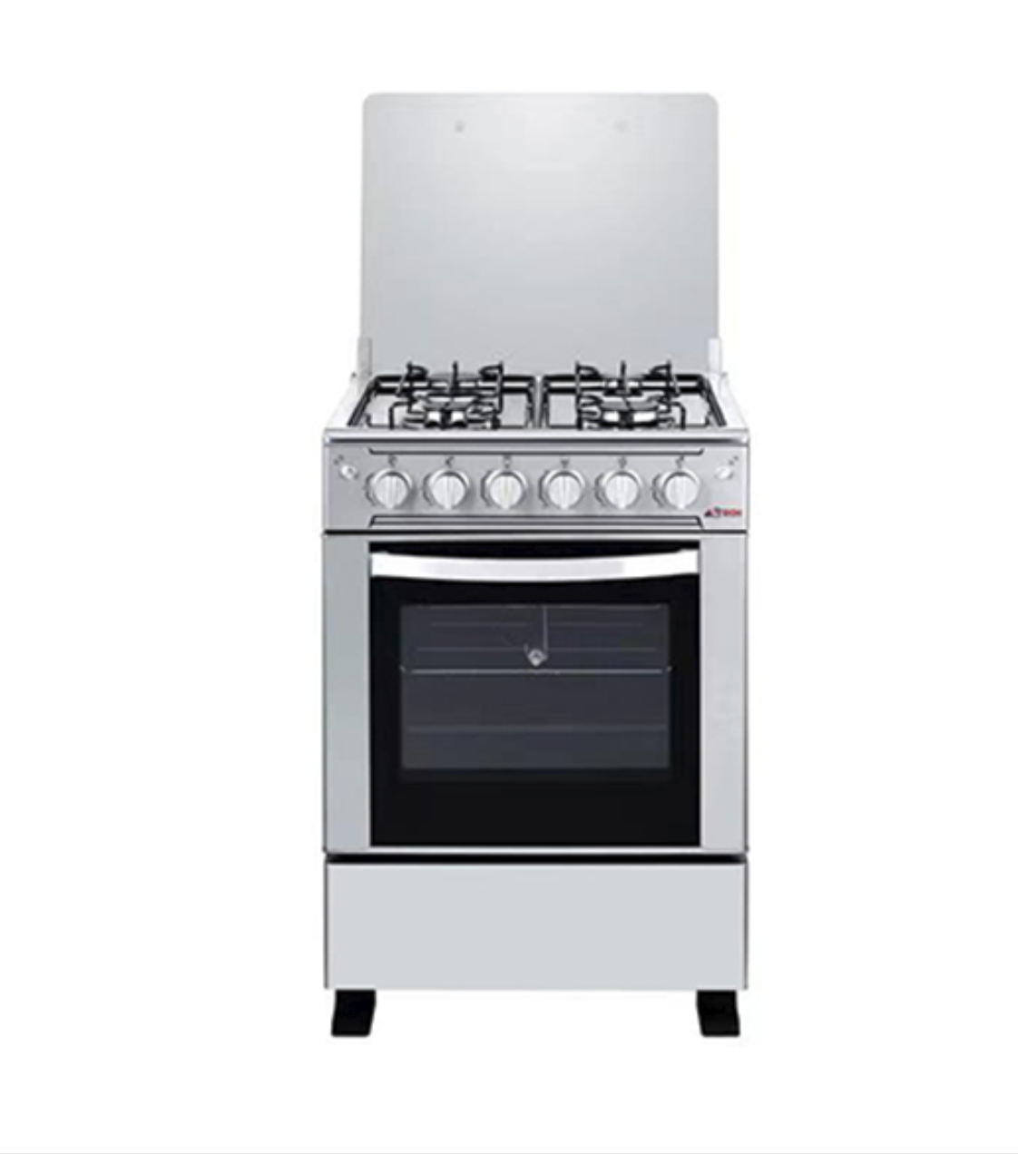 Cuisinière ASTECH 4feux 60X60 INOX 60MS